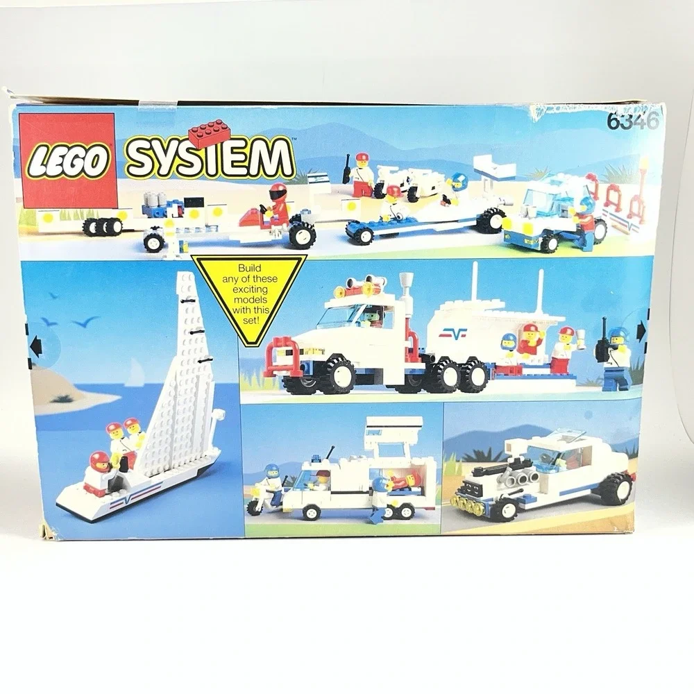 LEGO 6346 Shuttle Launching Crew Flight Manual Box Vintage Space Ship